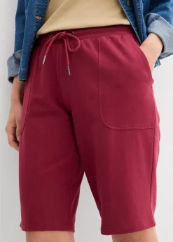 bonprix Bermuda en molleton 100% coton|Femme Shorts|Basiques