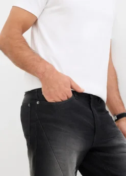 bonprix Bermuda en molleton effet jean, loose|Homme Shorts|Jeans