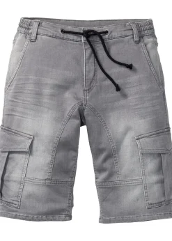 bonprix Bermuda en sweat effet jean, regular|Homme Shorts|Sweats