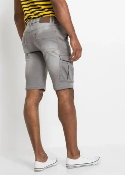 bonprix Bermuda en sweat effet jean, regular|Homme Shorts|Sweats