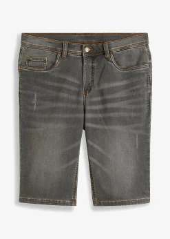 bonprix Bermuda en sweat effet jean, coupe ventre confort, regular|Homme Shorts|Jeans