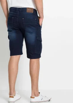 bonprix Bermuda en sweat effet jean, regular|Homme Shorts|Sweats