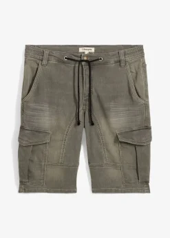 Homme bonprix Shorts|Sweats|Bermuda en sweat effet jean, regular