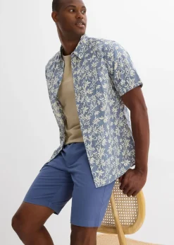 bonprix Bermuda extensible avec ceinture, Regular|Homme Shorts|Pantalons