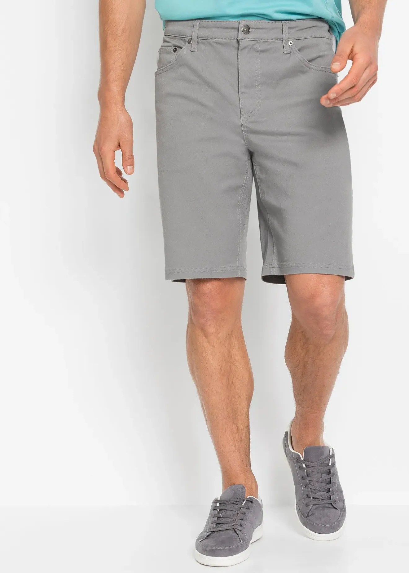 Homme bonprix Shorts|Pantalons|Bermuda extensible, coupe classique