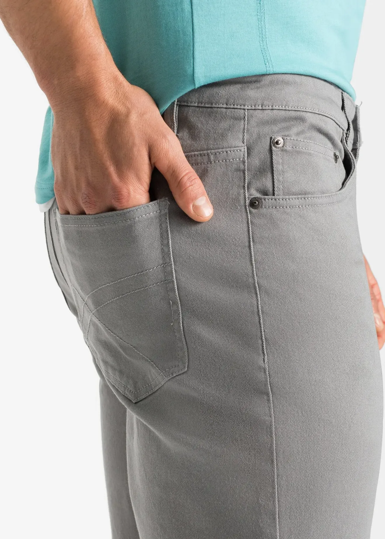 Homme bonprix Shorts|Pantalons|Bermuda extensible, coupe classique