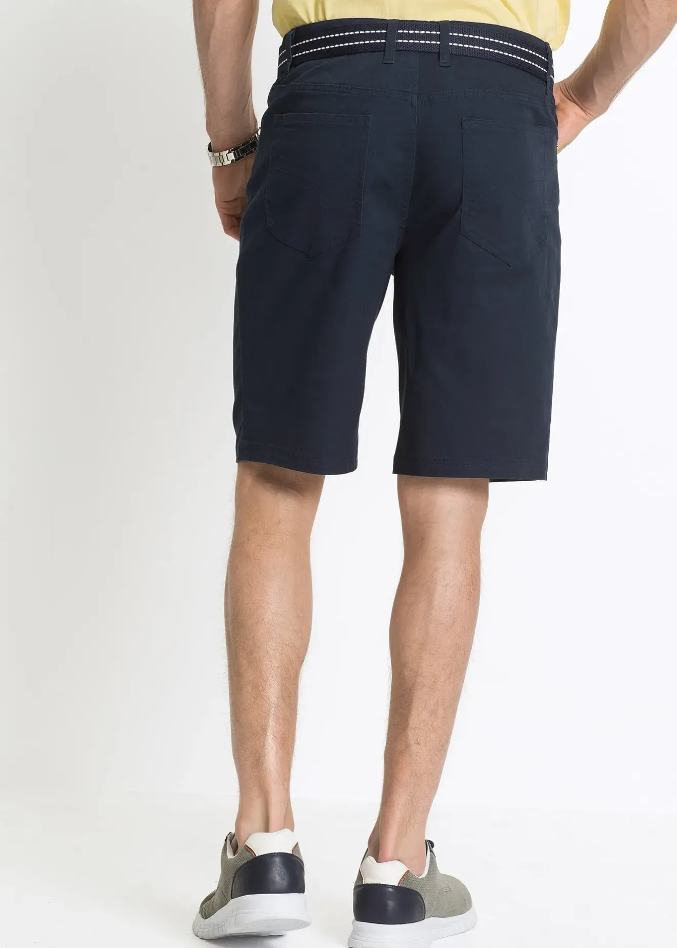 bonprix Bermuda extensible, coupe classique|Homme Shorts|Pantalons