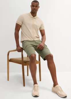 bonprix Bermuda extensible, slim|Homme Shorts|Pantalons
