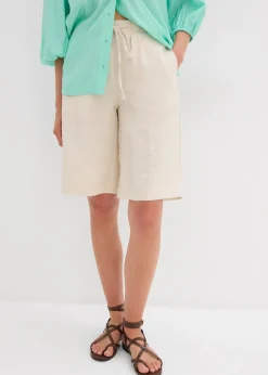 bonprix Bermuda fluide en viscose mélangée|Femme Shorts|Pantalons