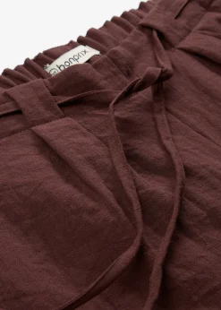 Femme bonprix Shorts|Pantalons|Bermuda fluide en viscose mélangée