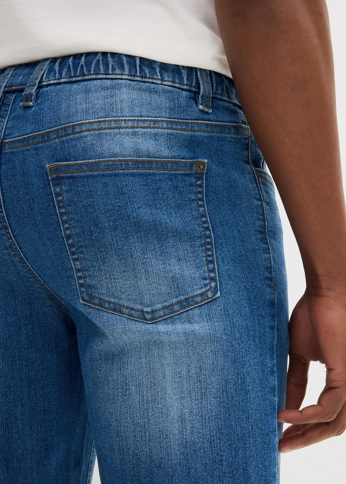 Homme bonprix Shorts|Sweats|Bermuda léger en jean et molleton, Regular