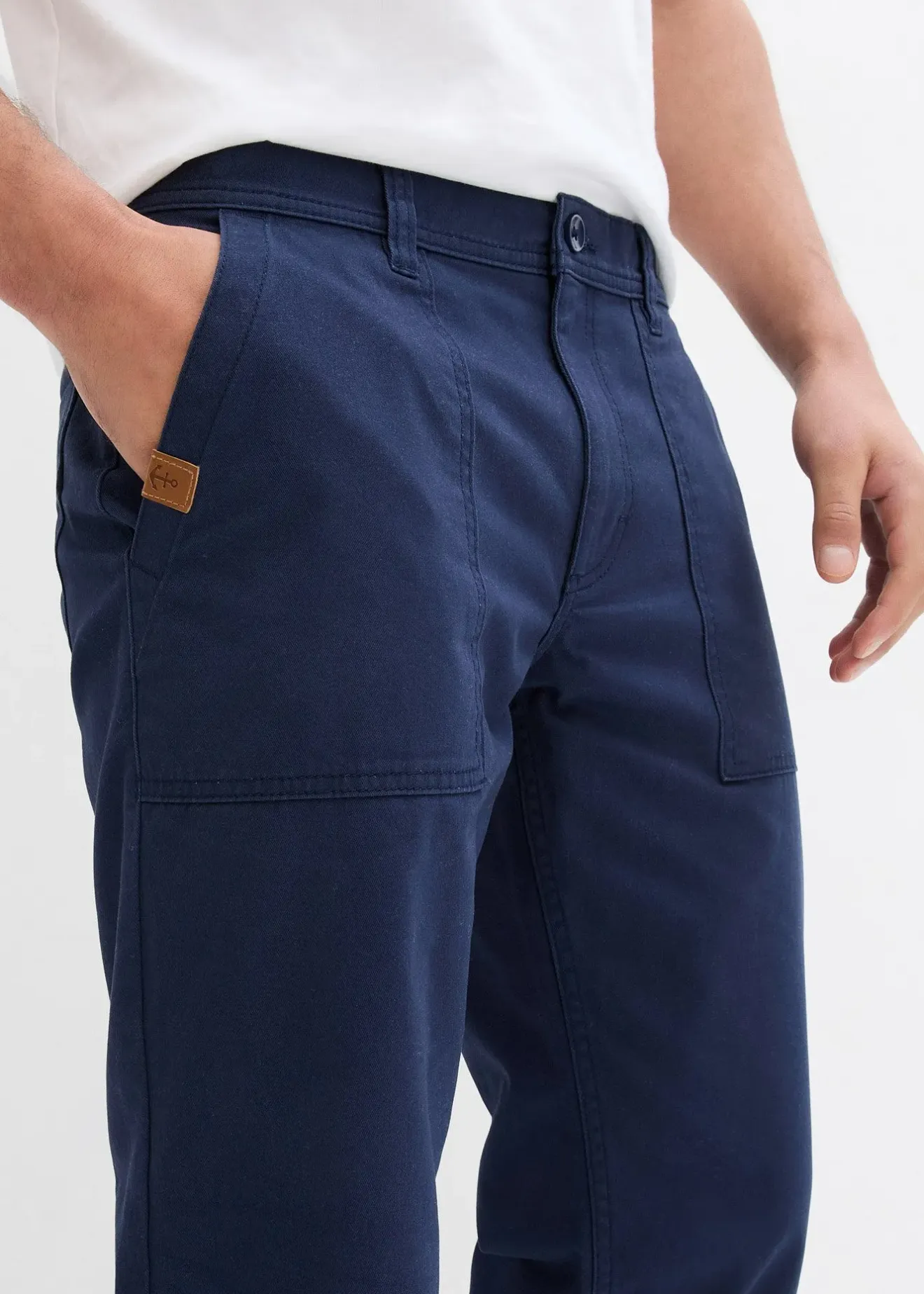 bonprix Bermuda long avec poches plaquées, Regular Fit|Homme Shorts|Pantalons