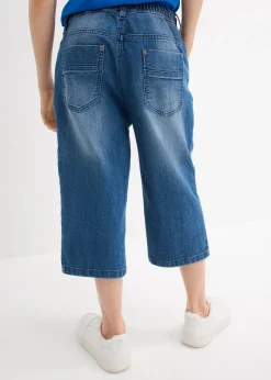 Enfant bonprix Vêtements Enfant|Garçons 9-16 Ans·Shorts|Bermuda long en jean, taille extensible, slim