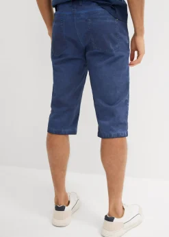 Homme bonprix Shorts|Pantalons|Bermuda long en toile délavée, regular