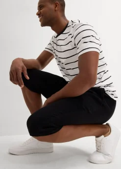 bonprix Bermuda long et ample en gaze de coton|Homme Shorts|Pantalons