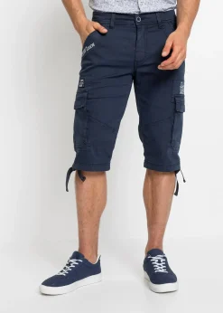 Homme bonprix Shorts|Pantalons|Bermuda long et regular avec poches cargo