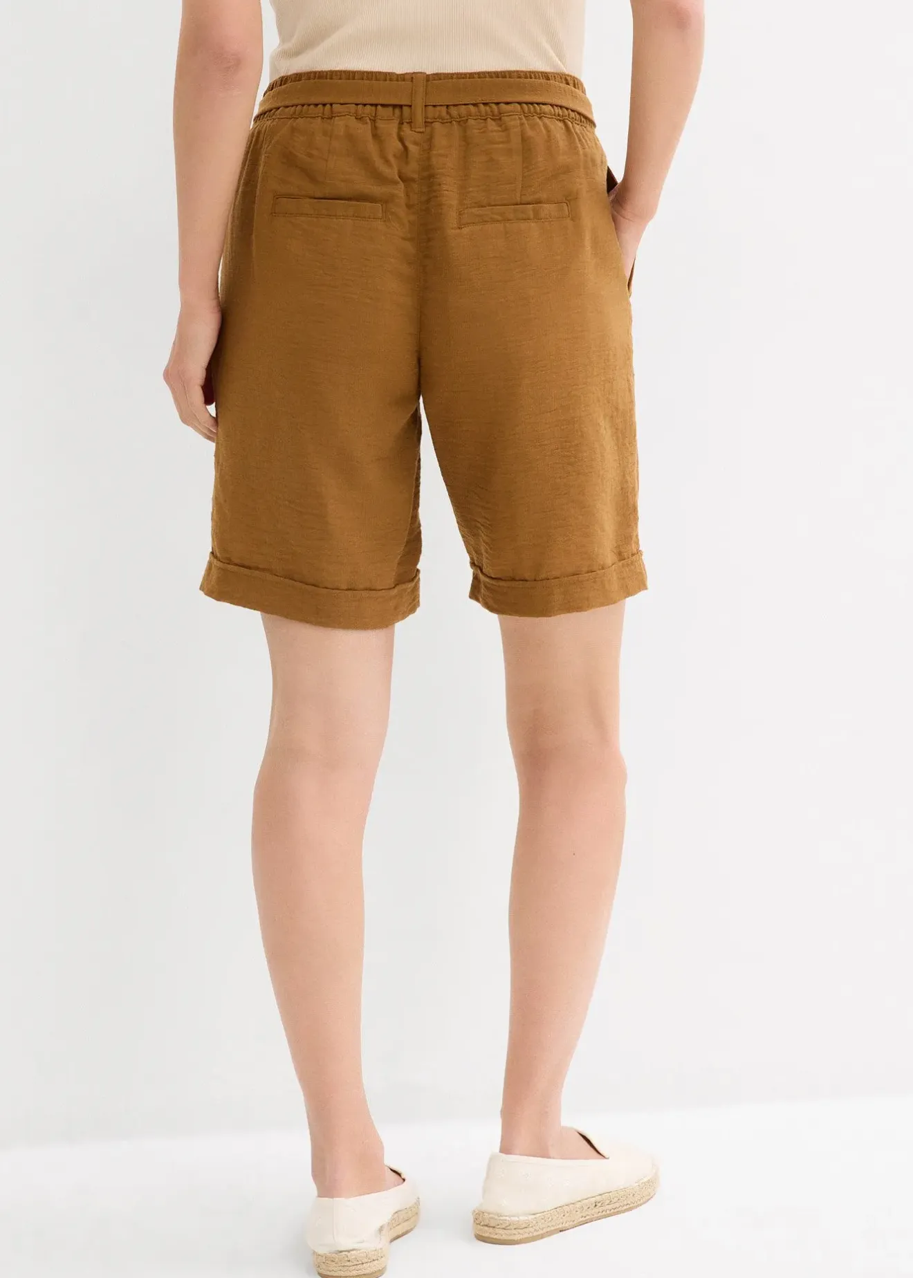 Femme bonprix Shorts|Pantalons|Bermuda paperbag