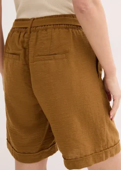 Femme bonprix Shorts|Pantalons|Bermuda paperbag