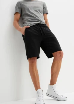 bonprix Bermuda sweat avec poches latérales zippées|Homme Shorts|Vêtements De Sport