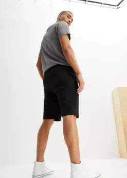 bonprix Bermuda sweat avec poches latérales zippées|Homme Shorts|Vêtements De Sport