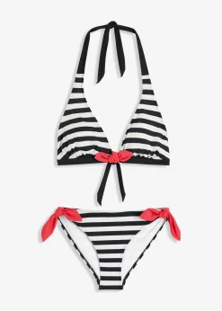 bonprix Bikini dos nu (ens. 2 pces) à nouettes|Femme Bikinis