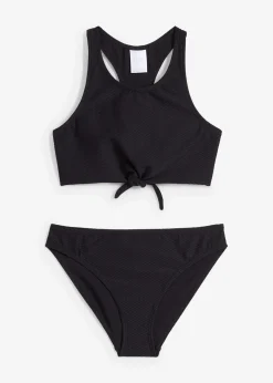 bonprix Bikini en matière texturée (ens. 2 pces)|Enfant Filles