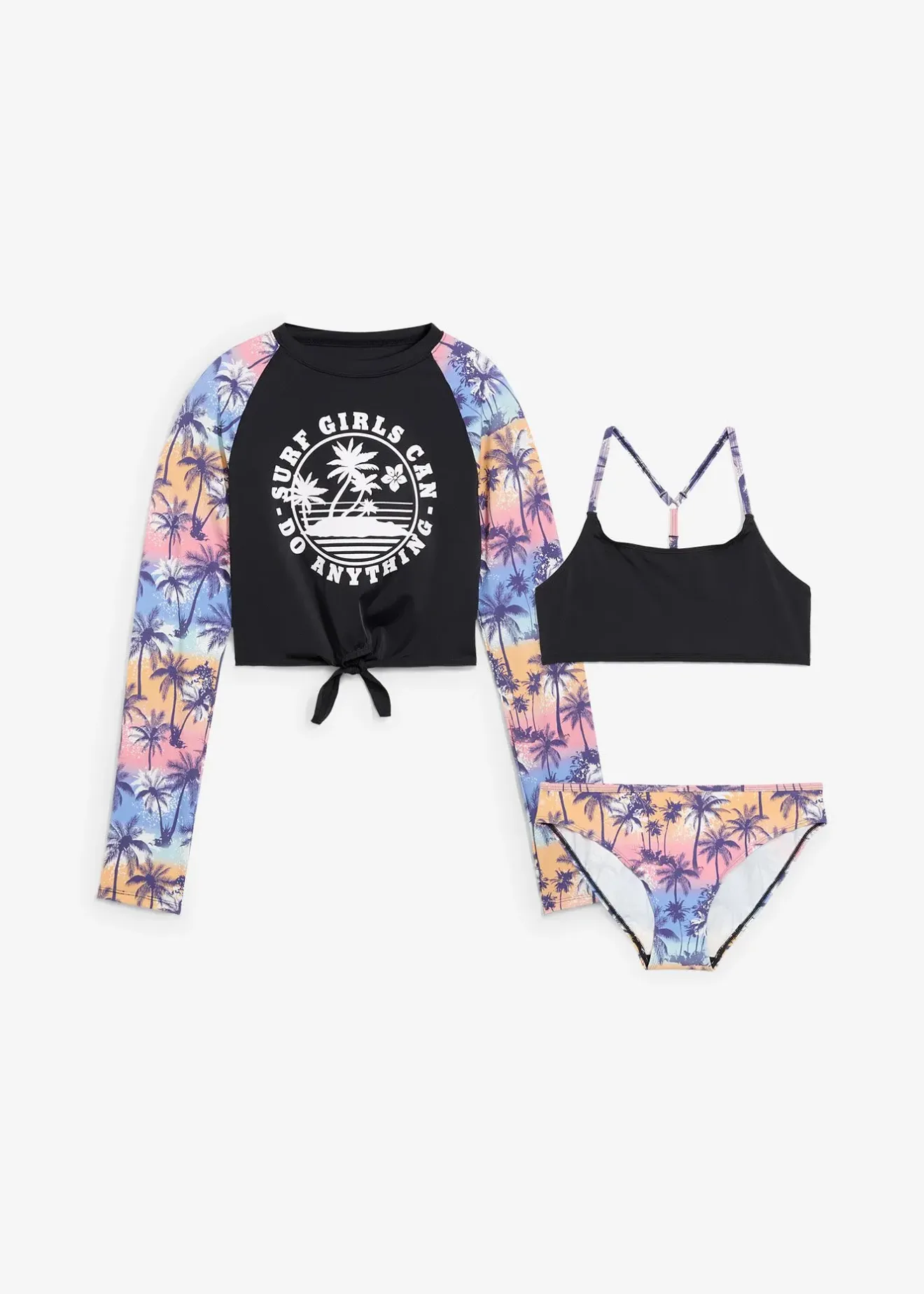 bonprix Bikini et haut de maillot (ens. 3 pces.)|Enfant Filles