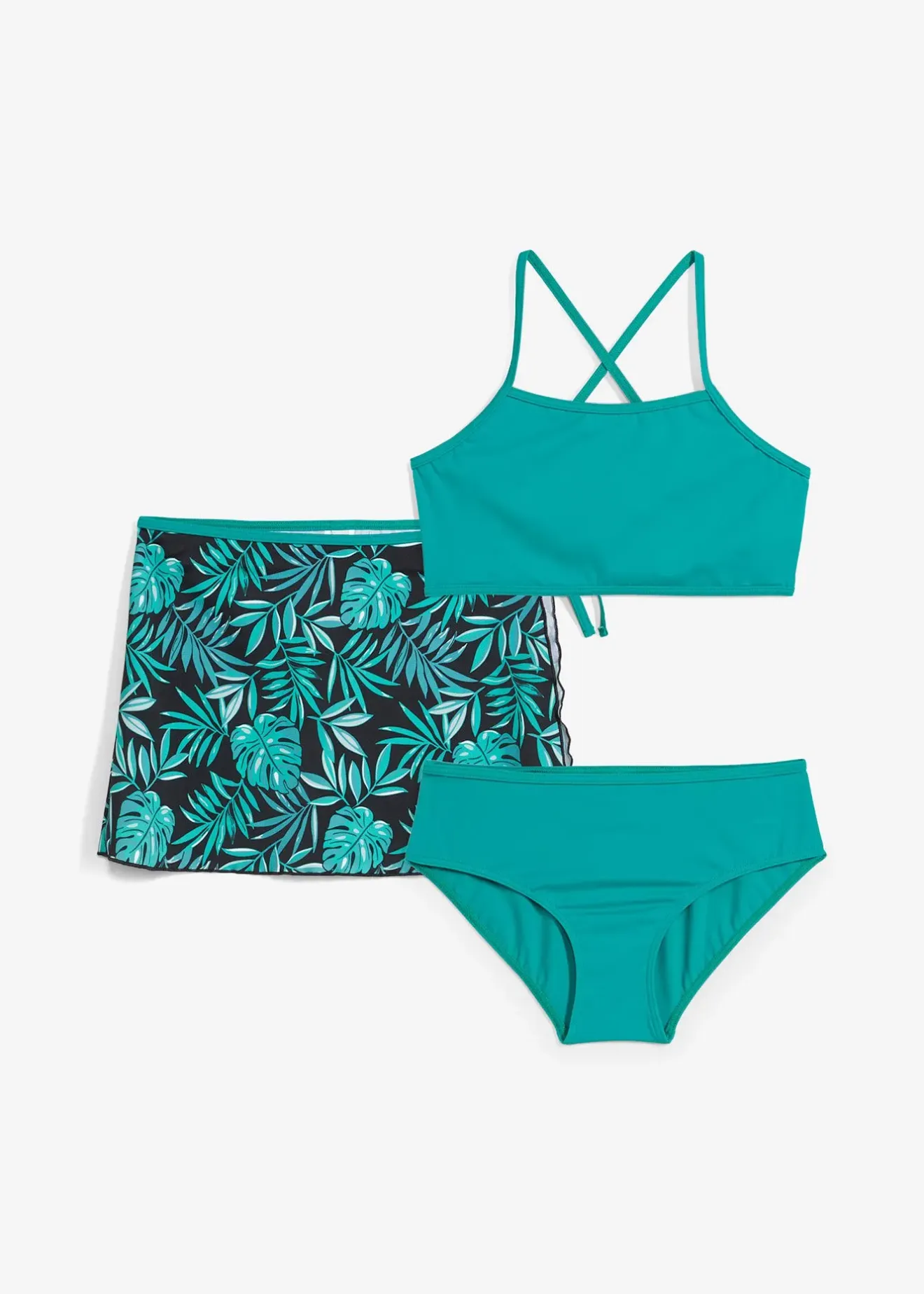 Enfant bonprix Vêtements Enfant|Filles|Bikini et jupette de bain (ens. 3 pces)