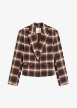 bonprix Blazer à carreaux|Femme Blazers