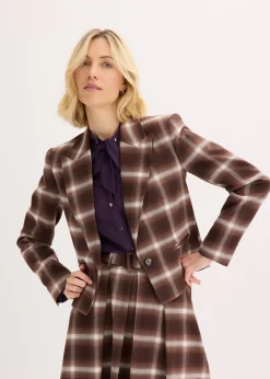 bonprix Blazer à carreaux|Femme Blazers