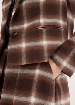 bonprix Blazer à carreaux|Femme Blazers