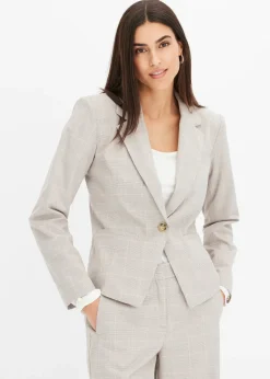 Femme bonprix Blazers|Blazer à carreaux écossais