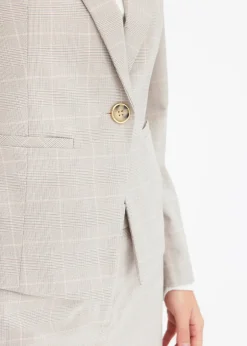 Femme bonprix Blazers|Blazer à carreaux écossais