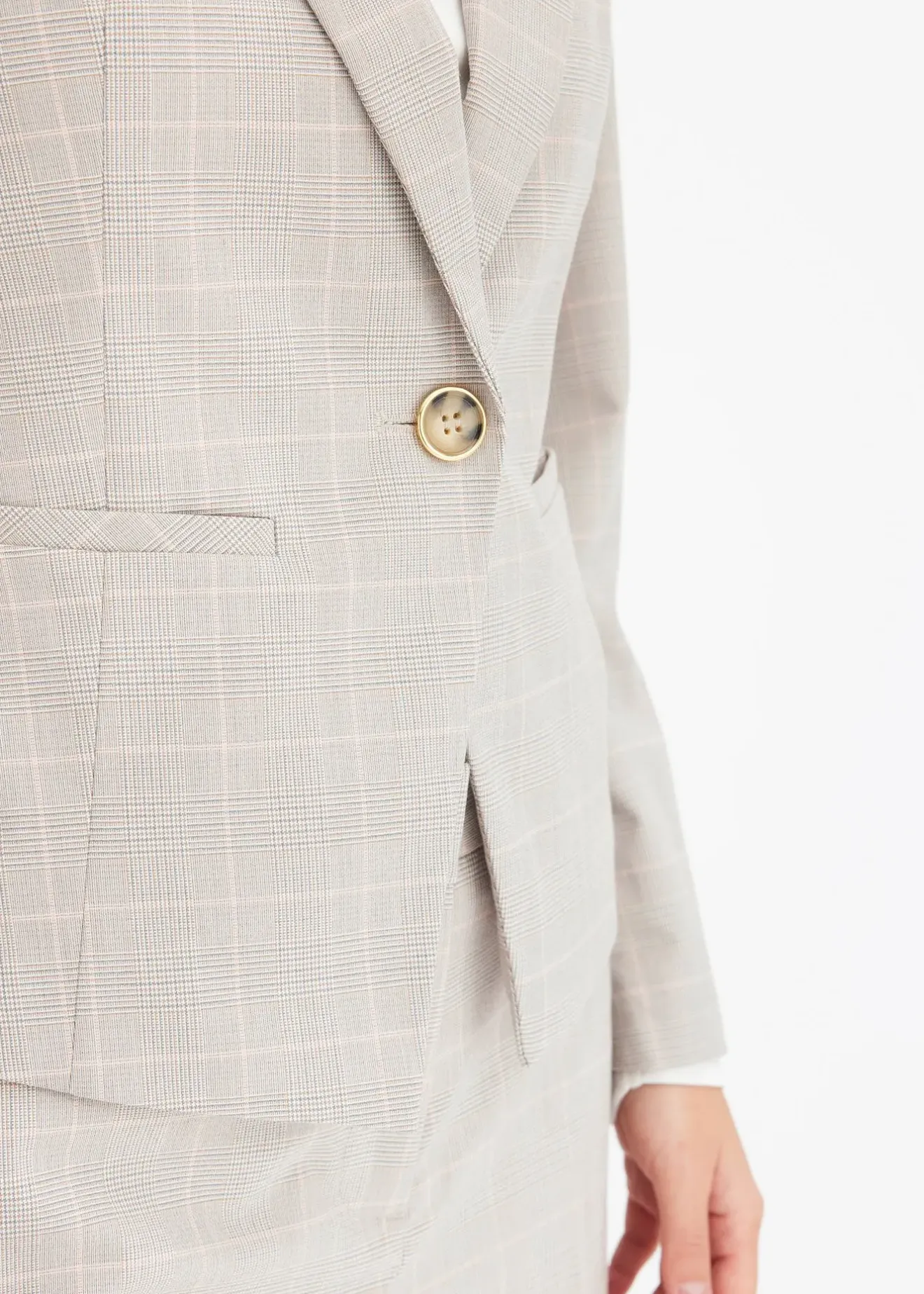 Femme bonprix Blazers|Blazer à carreaux écossais