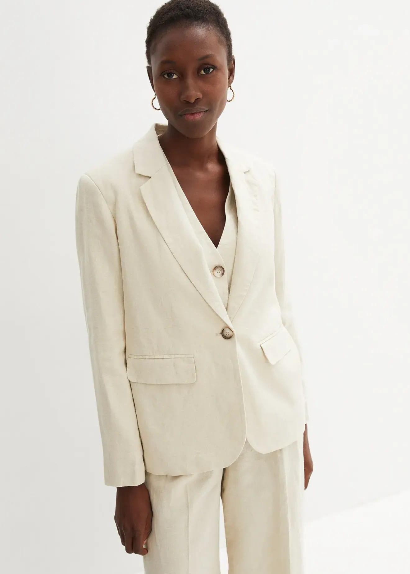 Femme bonprix Premium|Blazers|Blazer 100 % lin