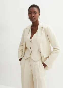 Femme bonprix Premium|Blazers|Blazer 100 % lin