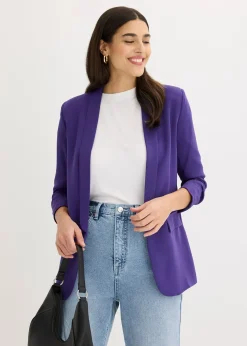 bonprix Blazer à manches froncées|Femme Blazers