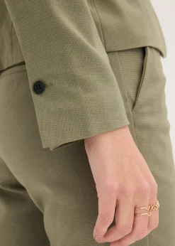 bonprix Blazer à poches passepoilées, petite stature|Femme Tailles Petite|Blazers