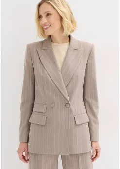 Femme bonprix Blazers|Blazer à rayures tennis