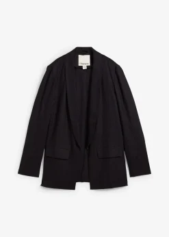 bonprix Blazer ample en mélange lin-viscose|Femme Blazers