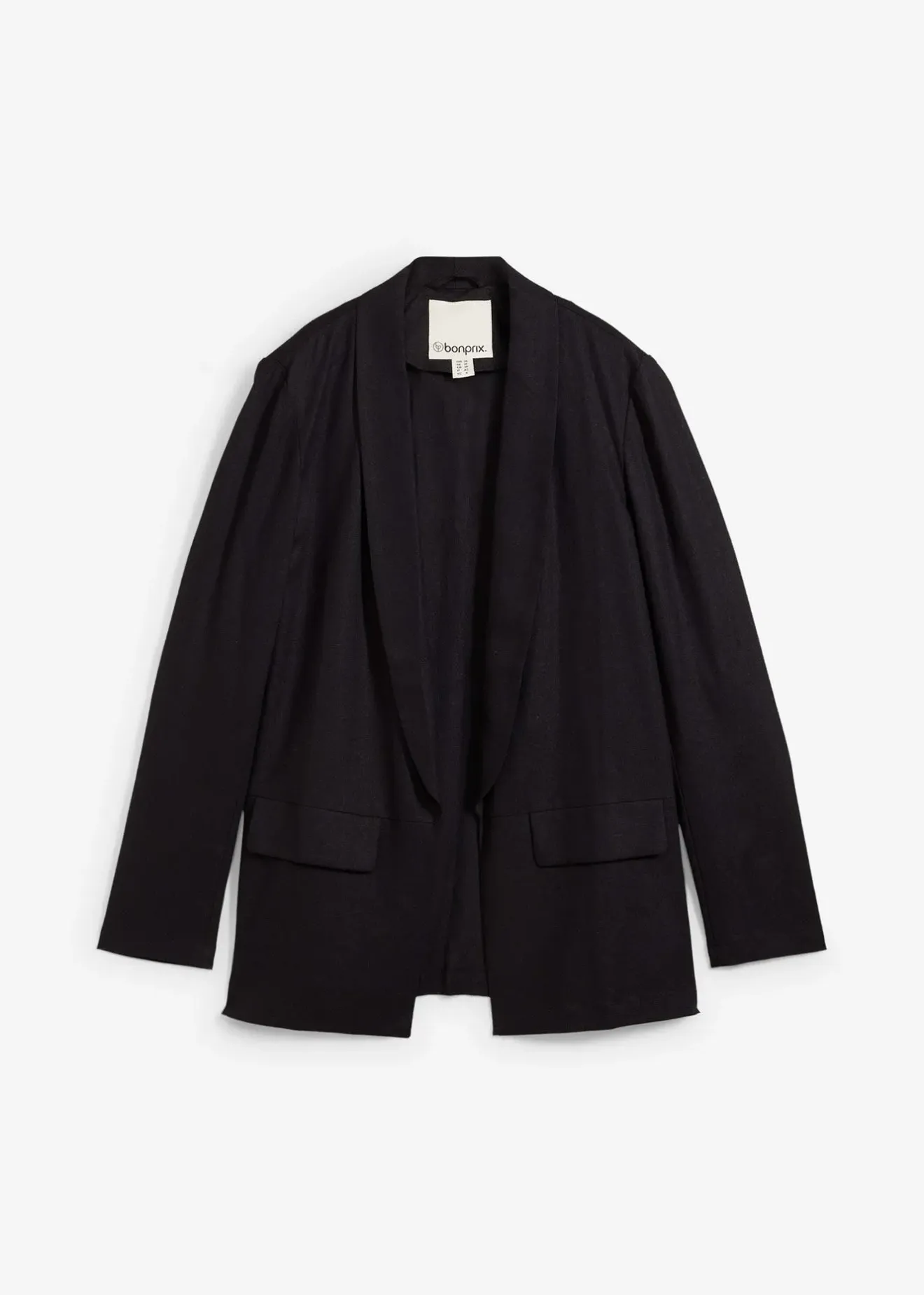 bonprix Blazer ample en mélange lin-viscose|Femme Blazers