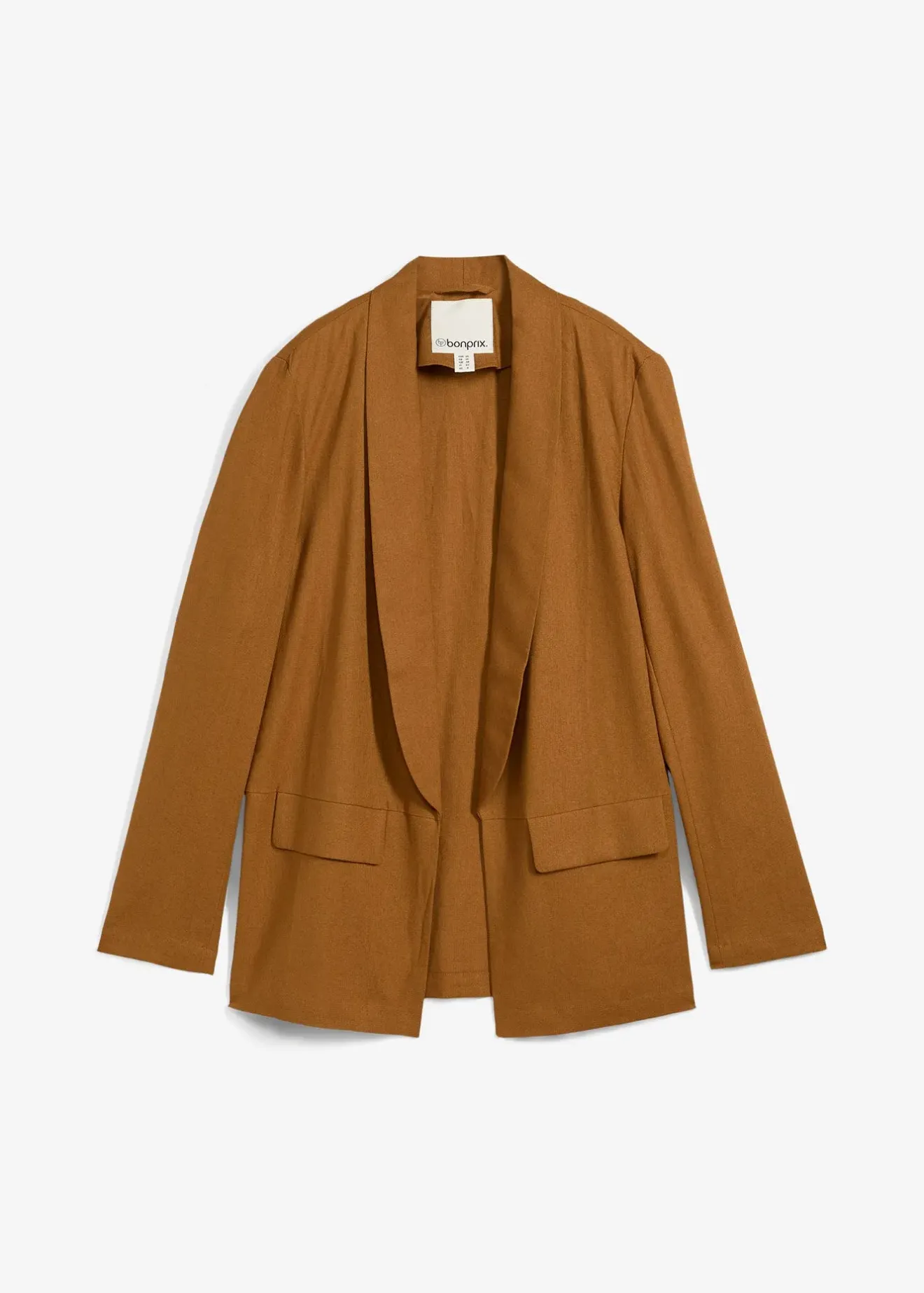 Femme bonprix Blazers|Blazer ample en mélange lin-viscose