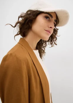 Femme bonprix Blazers|Blazer ample en mélange lin-viscose