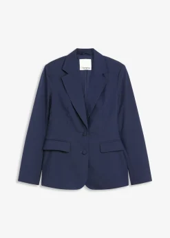 bonprix Blazer avec détails surfilés décoratifs|Femme Blazers