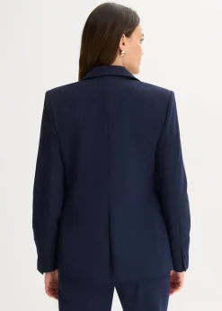 bonprix Blazer avec détails surfilés décoratifs|Femme Blazers