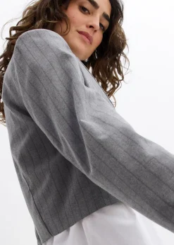 bonprix Blazer court avec col à revers|Femme Blazers