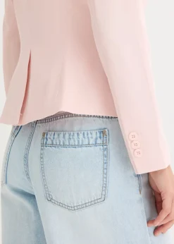 bonprix Blazer court avec poches à rabat|Femme Blazers