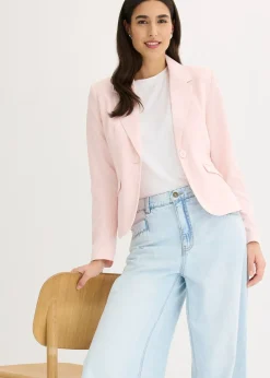 bonprix Blazer court avec poches à rabat|Femme Blazers