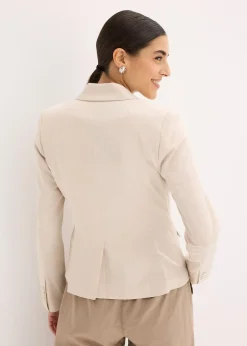 bonprix Blazer court avec poches à rabat|Femme Blazers