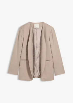 bonprix Blazer doux sans col|Femme Premium|Blazers